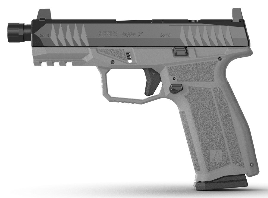 Arex Delta X Tact TB 9mm Grey - Win Repeating Arms Promotion